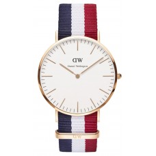 Daniel Wellington Cambridge Watch NATO Rose 40mm _0103DW_DW00100003